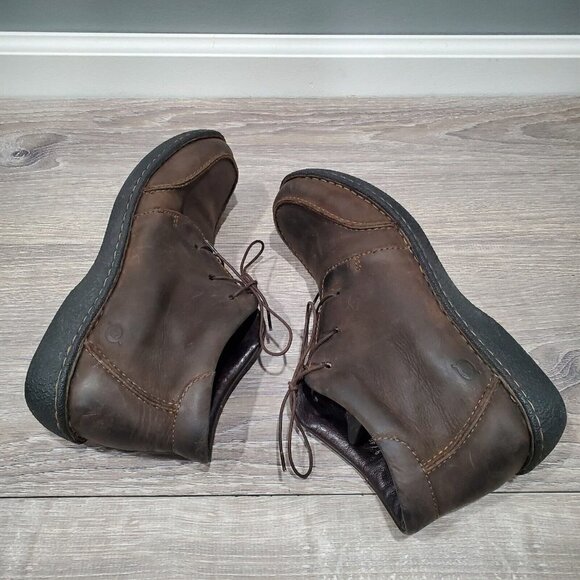 Born Henrik Mens Chukka Ankle Boots Brown Leather Lace Up Sz 9/40.5 - Picture 7 of 16